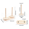 Rotatable Wooden Yarn Spinner DIY-WH0257-63-2