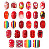 27Pcs 27 Style Acrylic & Resin & Polymer Clay Rhinestone European Beads FPDL-S015-05D-1