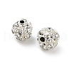 6mm Brass Crystal Rhinestone Beads KK-S519-01A-02S-2