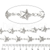 304 Stainless Steel Star Link Chains CHS-Z004-21P-3