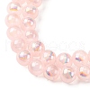Plating Natural Selenite Beads Strands G-G120-A01-03-02-2