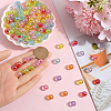 SOFPLATE 200Pcs Transparent Acrylic Beads MACR-SP0001-18-3