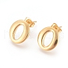 304 Stainless Steel Stud Earrings EJEW-I235-10-3