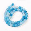 Natural Weathered Agate Beads Strands X-G-G589-8mm-14-5
