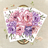 3 Sheets 3 Styles Flower PVC Waterproof Decorative Stickers DIY-WH0404-029-2