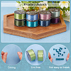 Nylon Beading Thread NWIR-WH0005-10Q-4