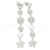 Non-Tarnish 304 Stainless Steel Stud Earrings for Women EJEW-Z053-04P-1