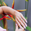 DICOSMETIC Aluminium Alloy Finger Ring Components FIND-DC0006-70P-7