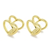 Brass Hoop Earrings EJEW-L211-011K-G-1