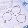 3Pcs 304 Stainless Steel Figaro Chain Bracelets BJEW-JB11641-1