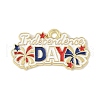 Independence Day Alloy Enamel Pandants FIND-M083-05I-G-1