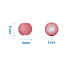 Transparent Frosted Glass Beads FGLA-TA0001-01-8mm-8