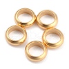 Rack Plating Brass Spacer Beads KK-O139-16E-G-1