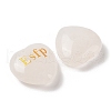 Natural Quartz Crystal Heart Engraving MBTI Figurines Statues for Home Office Desk Decorations X1-G-K353-05K-2