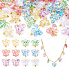 50Pcs Acrylic Pendants PALLOY-TAC0144-1