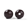 Painted Natural Wood Beads WOOD-A018-16mm-08-2