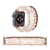 Bling Synthetic Mixed Stone Beaded Stretch Watch Bands STAS-WH0029-72-1