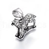 304 Stainless Steel Pendants STAS-O106-43AS-3
