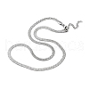 Non-Tarnish 304 Stainless Steel Herringbone Chain Necklaces NJEW-P282-04P-2