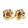 Ion Plating(IP) 304 Stainless Steel Stud Earrings EJEW-G400-49G-02-1