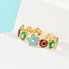 304 Stainless Steel Adjustable Cuff Rings RJEW-Q015-02G-B-1