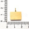 Pride 304 Stainless Steel Enamel Pendants STAS-B079-01G-13-3