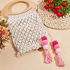 Polyester Tassel Pendant Decoration HJEW-WH20003-04A-04-5
