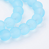 Transparent Glass Bead Strands X-GLAA-S031-8mm-21-3