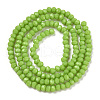 Opaque Solid Color Glass Beads Strands EGLA-A034-P2mm-D30-2
