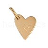 304 Stainless Steel Charms STAS-L291-01G-H-1