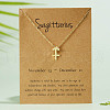 Alloy Constellation Pendant Necklaces WG6F1B2-11-1