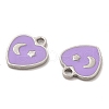304 Stainless Steel Enamel Pendants STAS-M308-12P-01-2
