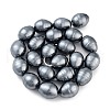 Electroplated Shell Pearl Beads Strands BSHE-H110-01-02-3
