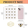 8 Sheets Plastic Waterproof Self-Adhesive Picture Stickers DIY-WH0428-096-2
