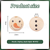   80Pcs 2 Styles Natural Wood European Beads WOOD-PH0002-72B-2