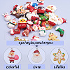 39Pcs 39 Style Opaque Resin Pendants RESI-TA0001-37-3