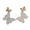 Stainless Steel Stud Earrings for Women EJEW-C110-11GP-1