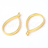 Alloy Open Back Bezel Pendants PALLOY-WH0082-36A-1