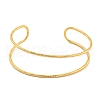 Ion Plating(IP) Hollowed 304 Stainless Steel Cuff Bangles BJEW-P331-07G-2