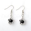 Glass Earrings EJEW-JE00918-2