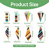16Pcs 8 Styles Transparent Resin & Walnut Wood Big Pendants RESI-TA0001-84-12