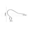 304 Stainless Steel Earring Hooks STAS-S111-009-3