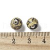 Handmade Gold Foil Glass Beads LAMP-P068-14B-2