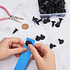Gorgecraft 100Pcs Nylon Gauge Rivets FIND-GF0005-72A-3