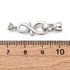 Brass Fold Over Clasps KK-U059-23P-3