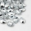 Imitation Taiwan Acrylic Rhinestone Cabochons GACR-A007-8x10mm-01-1