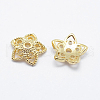 5-Petal Brass Caps KK-F727-77G-NF-2