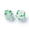 Handmade Bumpy Lampwork Beads LAMP-E021-07O-1