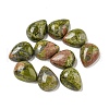 Natural Unakite Cabochons G-Q173-02C-21-1