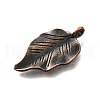 Tibetan Style Alloy Pendants TIBE-L008-16R-2